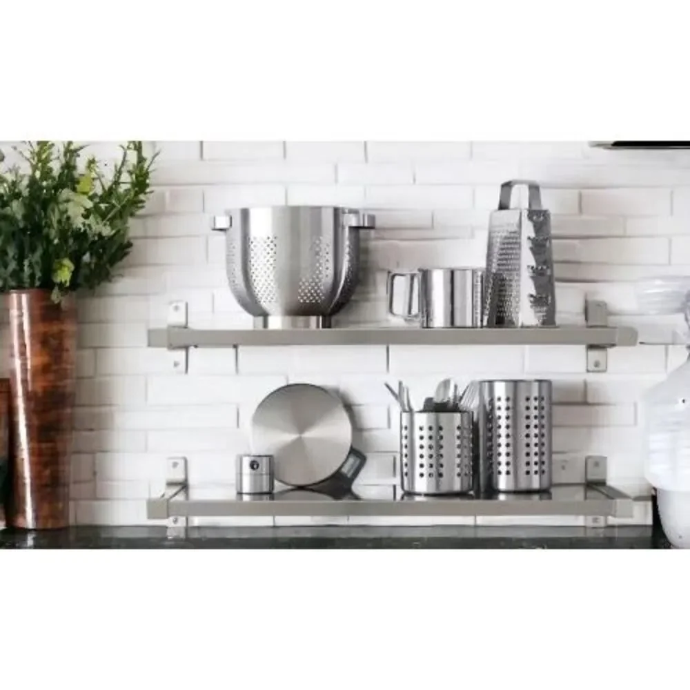 IKEA ORDNING Kitchen Utensil Holder Stainless Steel 5‎ 3/8 